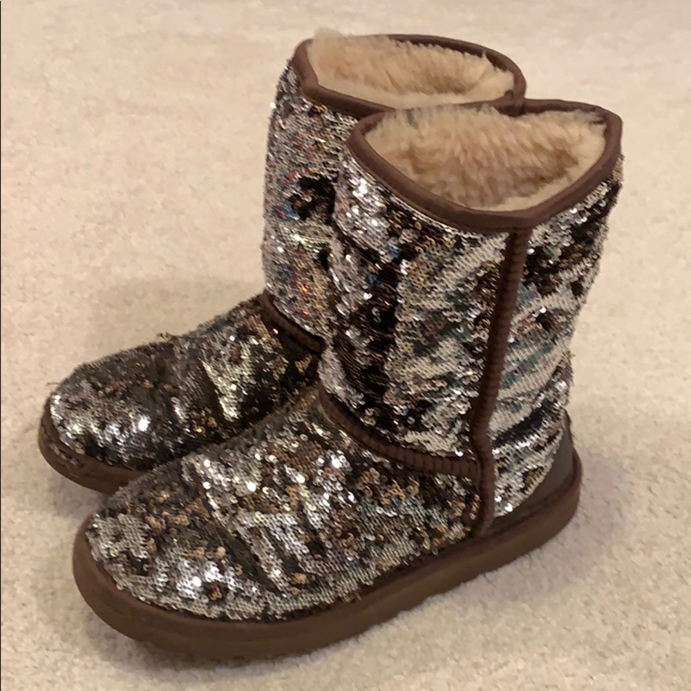Ugg Reversible Sequin Boots